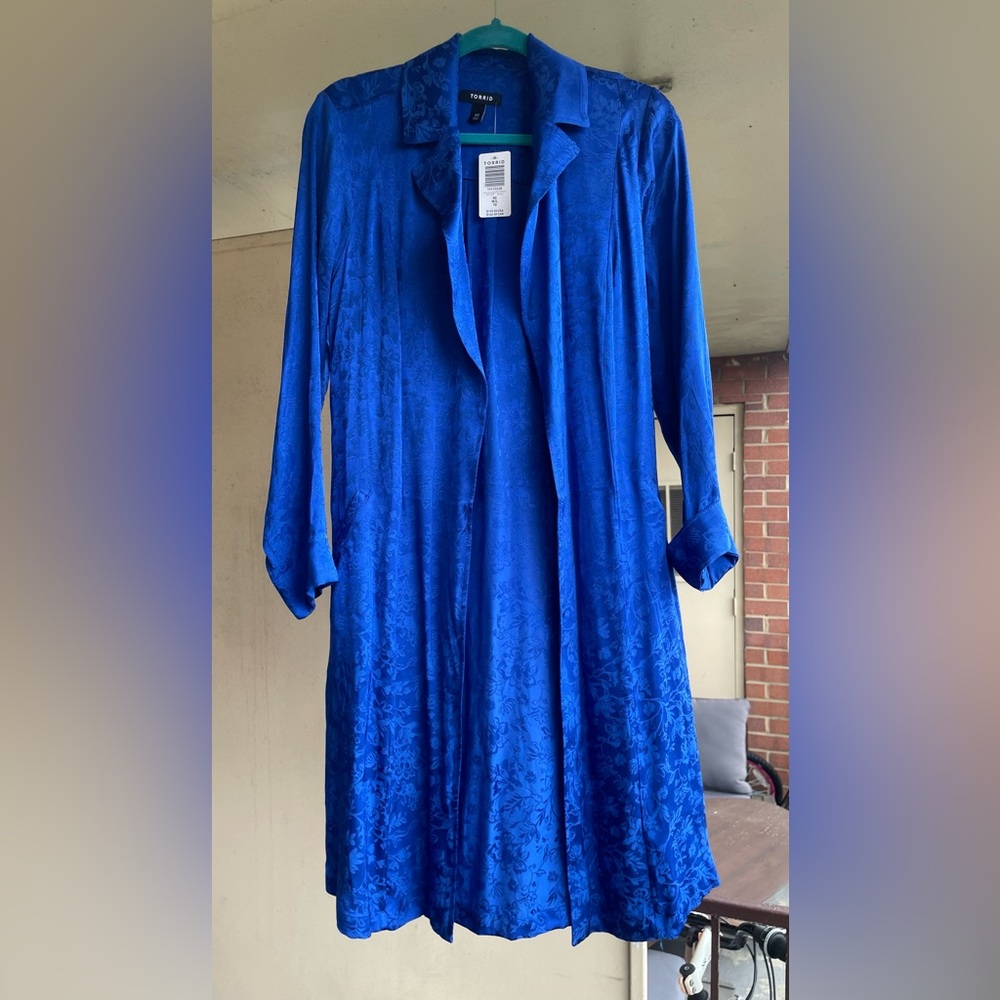 Jacquard Trench Coat